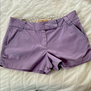 J. Crew Purple Cargo Shorts Relaxed Fit